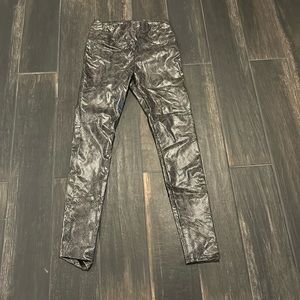 7 for All mankind Snakeskin Faux leggings, size X-small